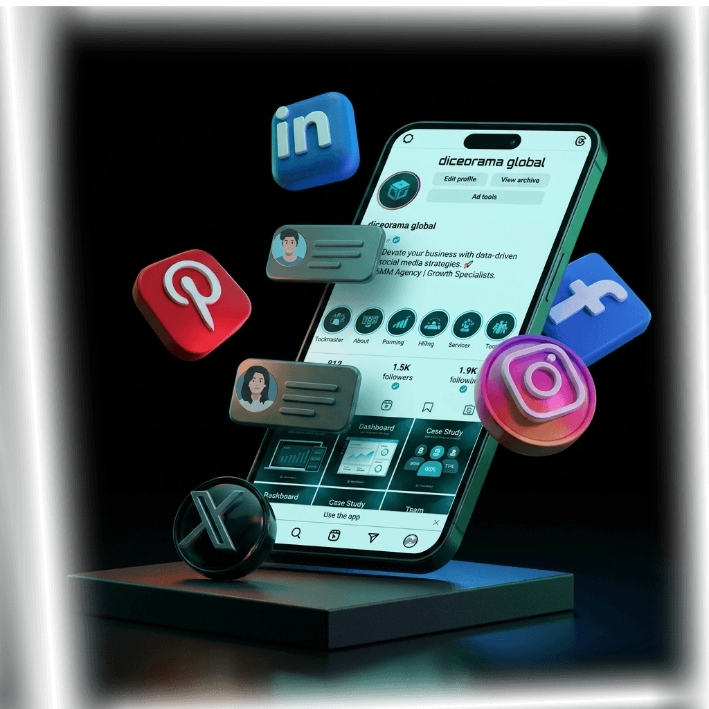 Digital Marketing & ASO Architecture Visual